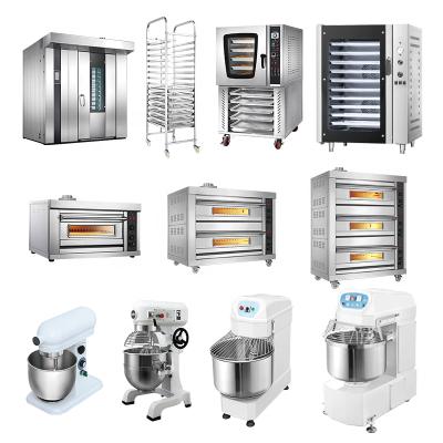 China Whole Line Flat Oven Mixer Bread Maker Factory Supply Bakery Machines Industrial Commercial Bread Machine Baking Equipment for sale