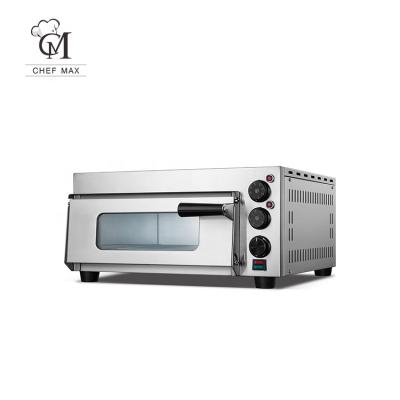 China Restaurant Canteen Countertop 2400W Industrial Custom Glass Window Bakery Baking Oven Electric Electric Pizza Oven for sale