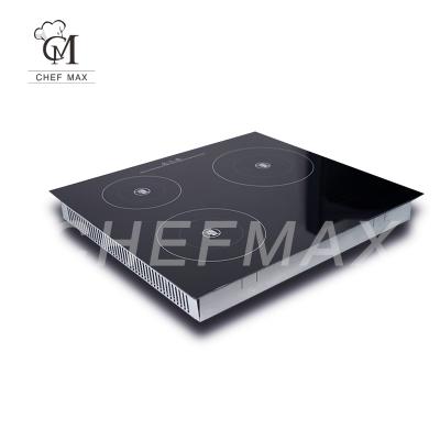 China Vegetable Processing Plant Commercial Household Infrared 4800W 3 Burner Custom Cooktop Element Recessed Electric Ceramic Cooker for sale