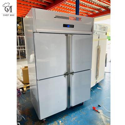 China Four Door Type Air Cooling Freezer Refrigerators Freezers Freezer Compressor Refrigerator for sale