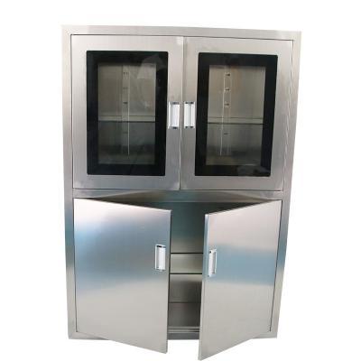 China Modern Professional Manufacturers Hospital Stainless Steel Instrument Cabinet Medicine Cupboard for sale