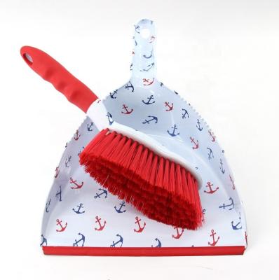 China Keyboard Factory Directly Supply Household PP Printed Plastic Broom Portable Dusting Cleaning Brush for sale