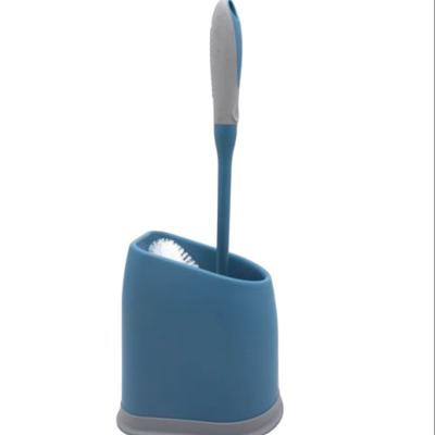 China Household Stocked Bathroom Thickened Plastic Long Hand Toilet Brush For Cleaning for sale