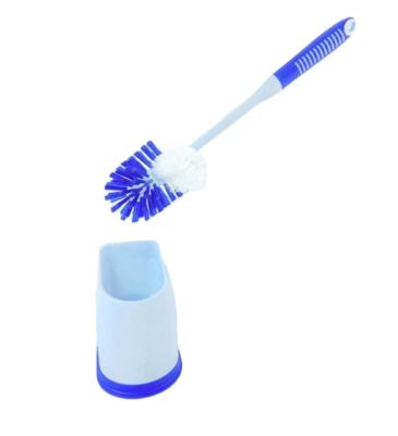 China Stocked Ergonomic Designed Toilet Cleaning Brush Various Household Goods Fast Powerful Cleaning With Stand for sale