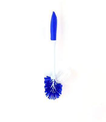 China New Bathroom Durable Soft Clean Handle Household Long Stocked Foldable Toilet Cleaning Brush for sale