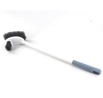 China New Design Long Stocked Handle Double Sided Bathroom Toilet Cleaning Brush for sale