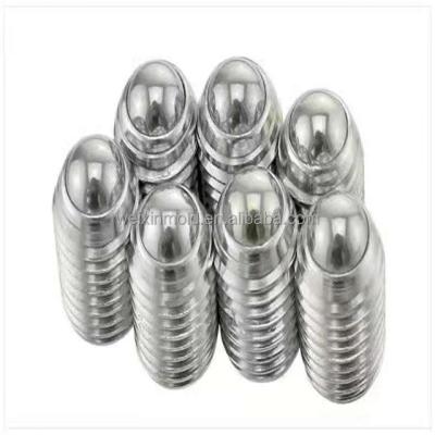 China Metal Ball-Nose Spring Slot Plungers Threaded 304 Stainless Steel Threaded Ball Spring Plunger for sale