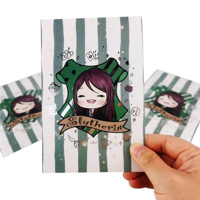 China Retro Waterproof Blank Custom Printed Logo Perforated Love Post Card Gift Box Sleeves for sale