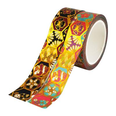 China Low Price Decorative Adhesive Waterproof Custom Foil Washi Tapes for sale