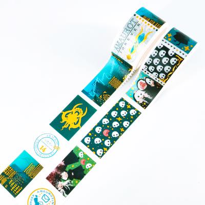 China Waterproof Make Your Own Design Stamp Washi Tape Custom Bullet Journal Supplier for sale