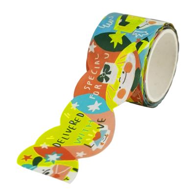 China Waterproof Decorative Die Cut Custom Make Washi Paper Sticker Tape for sale