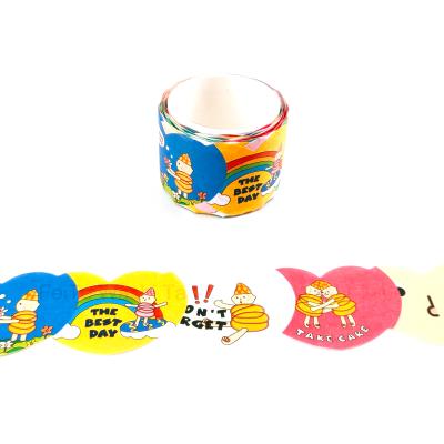 China Waterproof Hot Selling Custom Christmas Tapes Sticker Die Cut Washi Tape Printed for sale