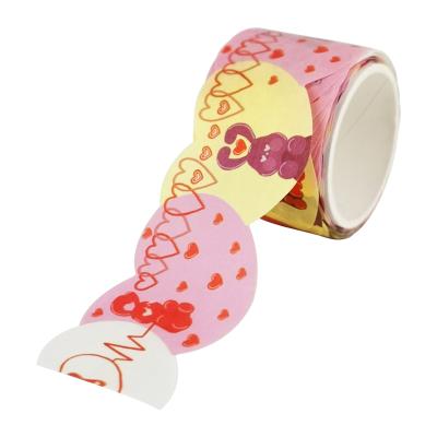 China Low price waterproof fashion adhesive washi tape colorful waterproof washi paper die cut tape for sale