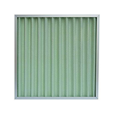 China K41-A-033 Ready To Ship Galvanized Pleated Filter MERV 8 Air Filter For HVAC System for sale