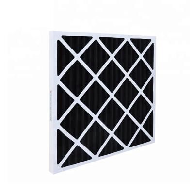 China Hotels factory direct sale ventilation filter activated carbon carbon pleated primary air filter for sale