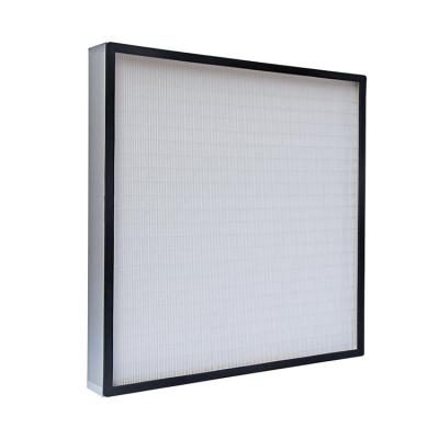 China Hotels PTFE Mini Pleat Filter U17 ULPA Filter Ultra High Efficiency Air Filter for sale