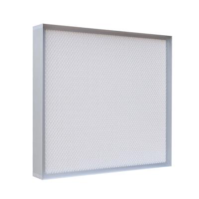 China Hotels Ridge Mini Pleat Filter 0.3um Micron HEPA Filter For Pharmaceutical Factory for sale