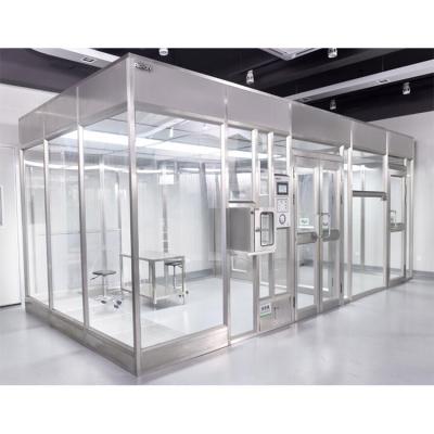 China Hotels China Supplier Clean / Dustproof Clean Booth Removable With FFU Installation Customized Available for sale