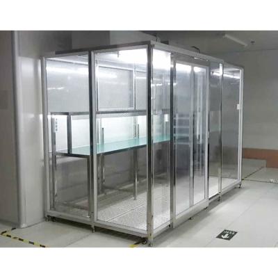 China Factory 1000 Class Cleanroom Movable Cleanroom ISO 8 Clean Booth For Hospital Wheel Cleanroom for sale