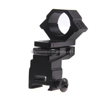 China Funpowerland Aluminum Tactical Adjustable Mount Flashlight Scope Mount 25.4mm Diameter for sale