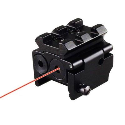 China Aluminum Alloy NewTactical Mini Red Dot Laser Sight Adjustable Compact With Detachable 20mm Picatinny Rail Pistol Gun for sale