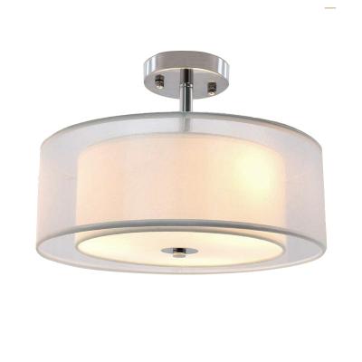 China Modern Scandinavian Popular LED Lamp Fabric Cage Chandelier Ceiling Lamp Chandelier Lighting Fixtures Vintage Hanging Light Living for sale