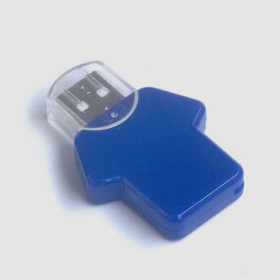 China M-SJ21 Plastic T Shirts Forms Plastic USB Flash Drive for sale