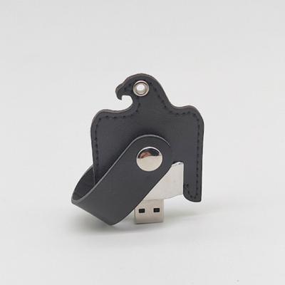 China M-LG21 Eagle Shape Leather USB Flash Drive Custom Shape for sale