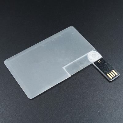 China Transparent Rotating Card M-MP22 Plastic USB Flash Drive Custom Shape for sale