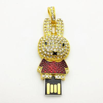 China M-ZB23 Rabbit Shape Jewelry USB Flash Drive Custom Shape for sale