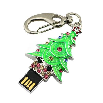 China Custom Christmas Tree Shape Jewelry USB Flash Drive Shape M-ZB52 for sale