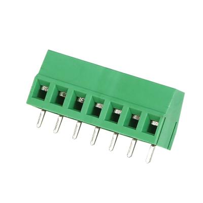 China Zhongbo Copper Screw Terminal Block 128V 3.5/3.81mm Pitch PCB Mount Connector For Thermoregulator for sale