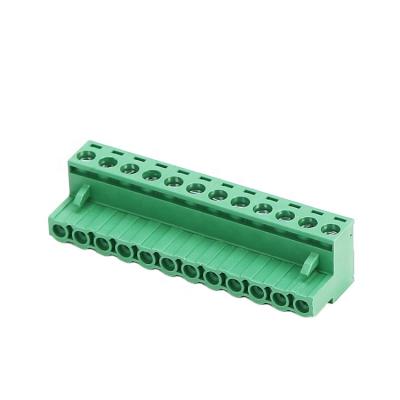 China ZB2EDGK 11 Pitch 5.08mm 2p 3p 4p 5p 6p 7p 8p 9p 10 Female Plug-in Pole Connector Terminal Block - A.W.G. 20 for sale