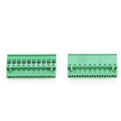 China ZB2EDGKA Pitch 5.0 LA PCB 5.08 7.5 7.62 Electrical Plug In Terminal Block Pluggable Connector 28-12AWG for sale