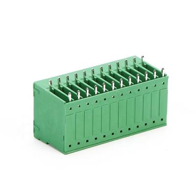 China Plug-in terminal block, ZB-2EDGRH-5.0/5.08mm 21 connector - A.W.G. 30 for sale