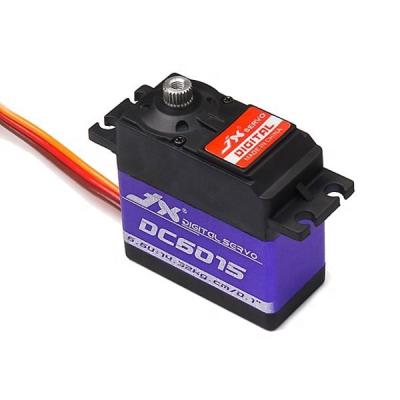 China Digital DC6015 15kg Shell Metal RC Aluminum Core High Torque Servo Hobby JX Speed ​​Servo For 1:8 1:10 RC Car for sale