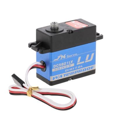 China Hobby JX DC5821LV 20KG Full Coreless RC 8 1 10 Servo Waterproof Digital Motor Metal Servo 1 Speed ​​Scaler TRX-4 SCX10 D90 Crawler rc servo for sale