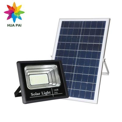 China HUAPAI outdoor waterproof garden billboard ip65 remote control cob 25w 40w 40w 60w 100w 200w 300w solar led flood light for sale