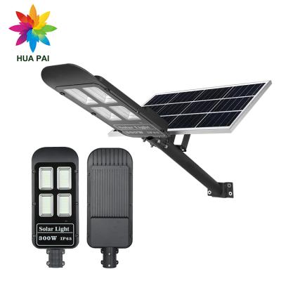 China HUAPAI 2020 New Design Aluminum Waterproof Road Lighting SMD Ip65 100w 150w 200w 300w Led Solar Road Light for sale