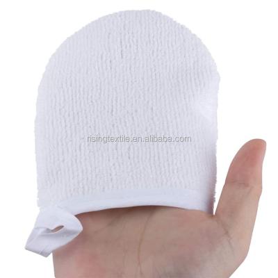 China Soft Reusable Water Cleansing Towel Washable Gum Face Microfiber Cloth Microfiber Cotton Makeup Remover Bamboo Towel Glove for sale