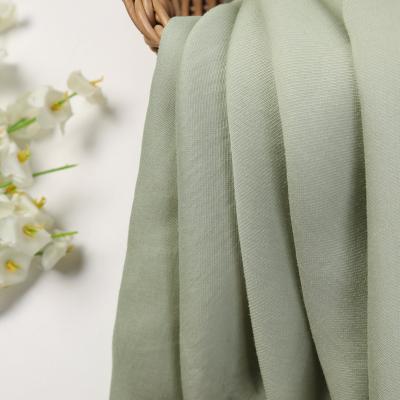 China Autumn fashion fabric 34% twill fabric 34% spandex 63% polyester antistatic polyester one or two colors for small suits and skirts fabric for sale