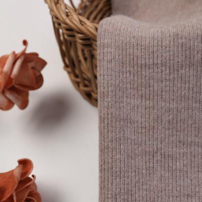 China Winter Anti-Static Spring Custom Made Rib Fabric 35%Polyester 45%Rayon 20%Nylon Cashmere Fabric Imitation Knitted Fabric For Base for sale