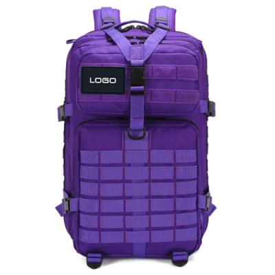 China Waterproof Hot Sale Women Lady Purple Red Tactical Military Backpack for sale