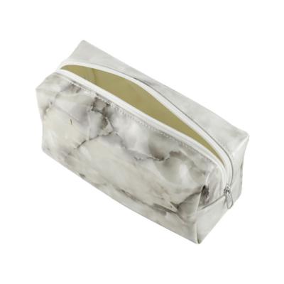 China Normcore/Wholesale Custom Made Marble Makeup Bag Marble Minimalist OEM Factory Guangzhou PU Cosmetic Bag for sale