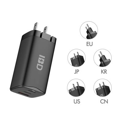 China HOME IBD Type-C Quick Charger 65w GaN Wall Charger 65w USB Wall Charger GaN Travel Power Adapter gan for Laptop Tablet for sale