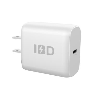 China IBD Fast Charging Adapter in EU UK INDIA US Mini Size 30W Mini Size 30W 30w Plug USB C Mobile Phone Charger Fast Charging Travel Current for Iphone13 for sale