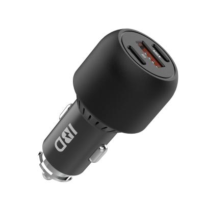 China 2021 95W Car Cahrger OEM New Arrival 3 Ports 95W High Power Mobile Phone USB PD65W Car Charger For MacBook QC30W Fast Charging For Mobile Phone for sale