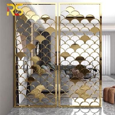 China CLASSIC Decorative Custom Modern Stainless Steel Room Divider Toilet Wall Partition for sale