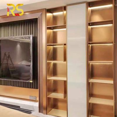 China Modern Home Living Room TV Background Display Showcase Cabinet Design for sale