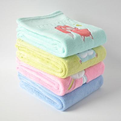 China Cheap high quality solid color microfiber plain anti-pilling fleece coral blanket for sale